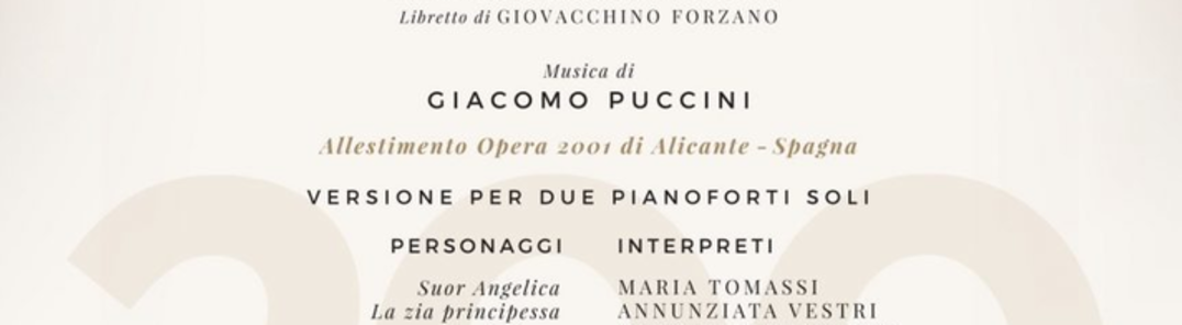 Näytä kaikki kuvat henkilöstä Suor Angelica /versione per due pianoforti soli/
