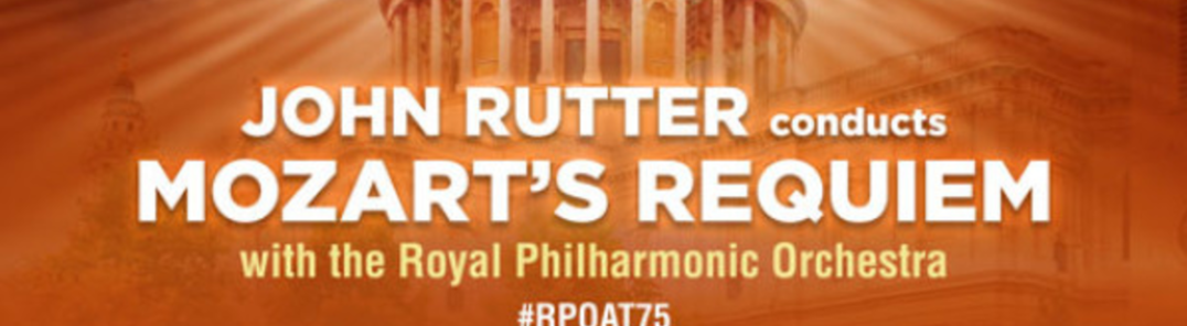 Zobrazit všechny fotky John Rutter conducts Mozart’s Requiem