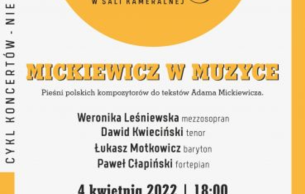 MICKIEWICZ W MUZYCE: Concert Various