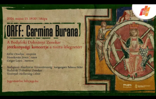 Orff: Carmina Burana – A Budafoki Dohnányi Zenekar Jótékonysági Koncertje a Tiszta Lélegzetért: Carmina Burana Orff
