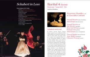 Recital 4 Schubert in Love: Winterreise, D. 911 Schubert (+9 More)