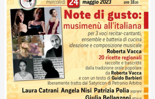 Note di gusto: musimenù all’italiana Roberta Vacca