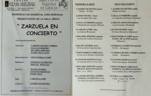 ZARZUELA EN CONCIERTO: Zarzuela anthology