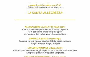 La Santa Allegrezza: Concert Various