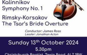 Orchestral Concert: Tsarskaya Nevesta Rimsky-Korsakov (+2 More)