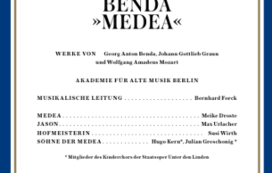 Benda "Medea": Symphony No. 21 in A Major, K. 134 Mozart (+3 More)