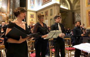 Requiem, K.626 Mozart, i quattro solisti: Annalisa Raspagliosi, Stefania Colesanti, Alessandro Fantini e Alessio Quaresima Escobar