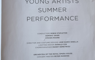 Opera anthology. Jette Parker Young Artists Summer Performance: Concert