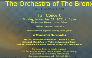 Fall Concert: Serenade No.12 in C minor, K388/384a Mozart (+2 More)