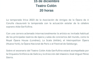 Gala Lirica de Clausura: Aida Garifullina: Concert Various