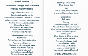 Intorno a Luciano Berio: Goethe Lieder Dallapiccola (+2 Altro)