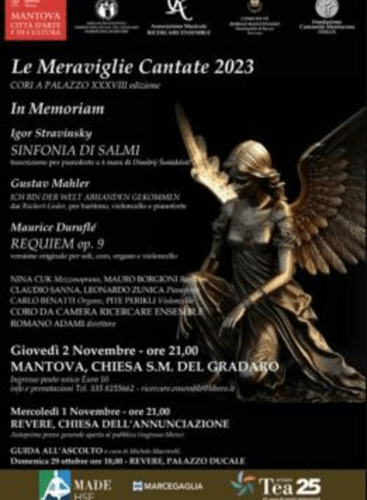 Cori A Palazzo 2023: Symphony of Psalms, K052 Stravinsky (+2 More)
