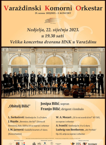 Varaždin Chamber Orchestra , 3rd Concert: Ch’io mi scordi di te? – Concert aria with piano obbligato KV 505 (+2 More)