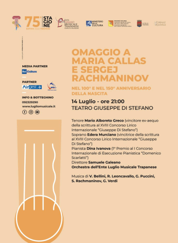 Concerto Omaggio a Maria Callas e Sergej Rachmaninov: Opera Gala Various