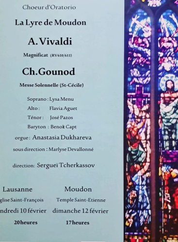 Magnificat Vivaldi - Messe de Sainte-Cécile Gounod: Magnificat RV 610 (+1 Plus)