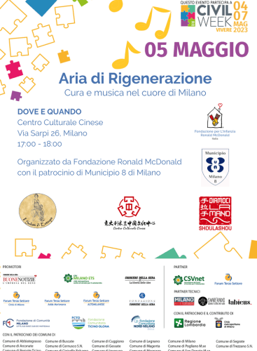Aria di Rigenerazione – Cura e Musica nel Cuore di Milano: Concerto for Strings in G Major, RV 151 Vivaldi (+5 Altro)