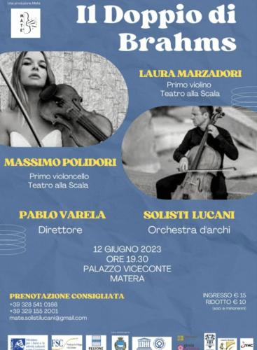 I Solisti Lucani | "Il doppio do Brahms": Concerto for Violin and Cello in A Minor, op. 102 Brahms