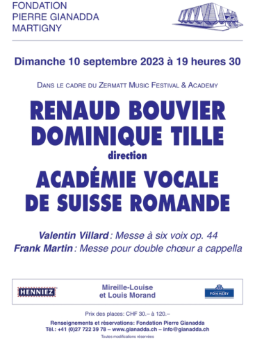 Académie vocale de Suisse Romande: Messe à Six Voix, op. 44 Villard, V. (+1 More)