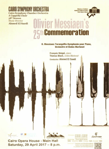 Olivier Messiaen's 25th Commemoration: Turangalîla-Symphonie Messiaen