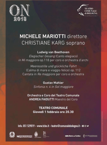 BEETHOVEN, MAHLER Michele Mariotti | Christiane Karg: Concert Various