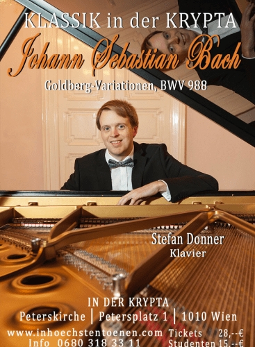 Klassik In Der Krypta Johann Sebastian Bach: Goldberg Variations BWV 988 Bach, J. S.