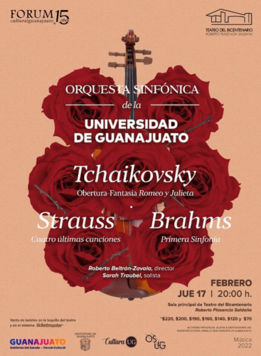 Orquesta Sinfónica de la Universidad de Guanajuato, 70° aniversario: Romeo and Juliet Fantasy Overture Tchaikovsky, P. I. (+2 More)