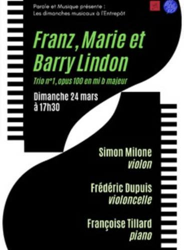 Franz, Marie et Barry Lindon: Piano Trio No. 2 op. 100 Schubert