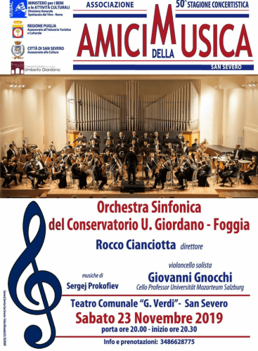 Symphony Orchestra of the U. Giordano Conservatory: Concert Various
