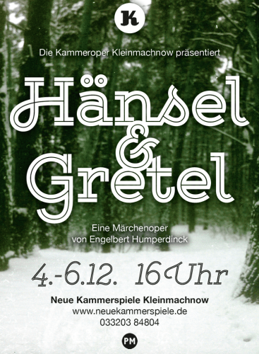Plakat: Hänsel und Gretel