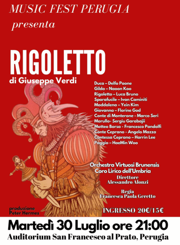 Rigoletto Virtuosi Brunensis July 30 2024 Perugia Italy Watch Online Operabase