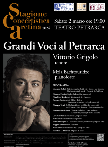 Grandi voci al Petrarca con il tenore Vittorio Grigolo: Dolente Immagine Di Fille Mia Bellini (+18 More)