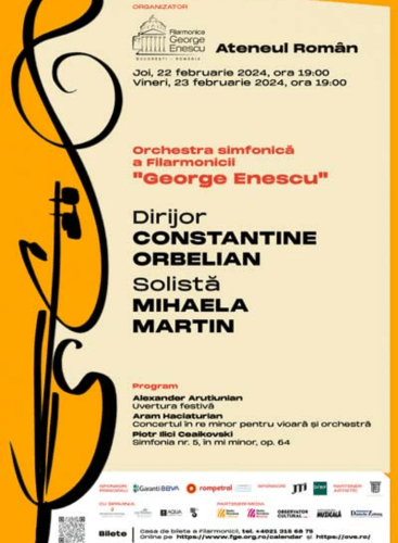 Concert simfonic: Festive Overture Arutiunian (+2 More)