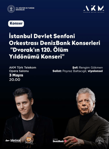 İstanbul Devlet Senfoni Orkestrası "Dvorak'ın 120. Ölüm Yıldönümü Konseri": Cello Concerto in A Minor, op. 129 Schumann (+1 More)