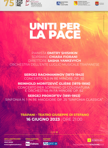 Uniti per la pace: Piano Concerto No. 3 in D Minor, op. 30 Rachmaninoff (+2 More)