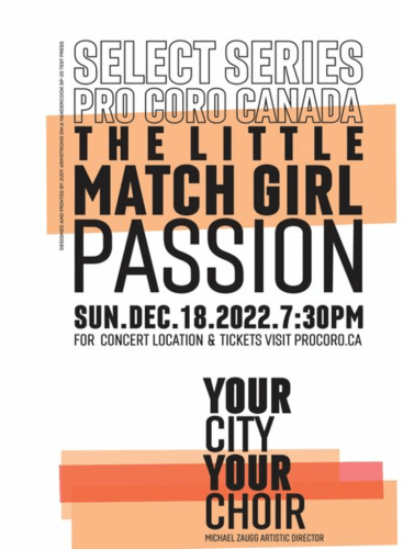 The Little Match Girl Passion: Concert