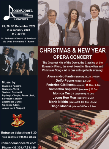 Christmas & New Year Concerts 2022-2023: Opera Gala Various