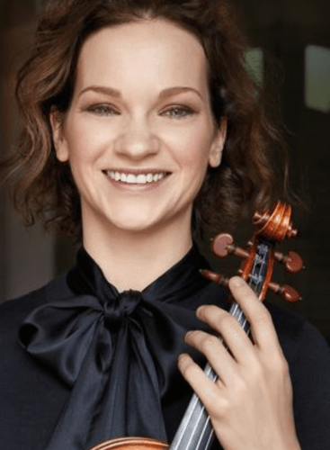 Hilary hahn in brahm’s violin concerto: Orchestral Variations on a Theme by Paganini, Op.26 Blacher (+2 More)