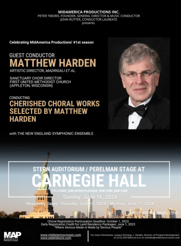 Harden - Distinguished Octavo of Choral Works selected by Mathew Harden: Concert Various