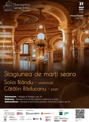 Stagiunea de marti seara: Adagio and Allegro for Violin and Piano in A flat Major, op. 70 Schumann (+2 More)