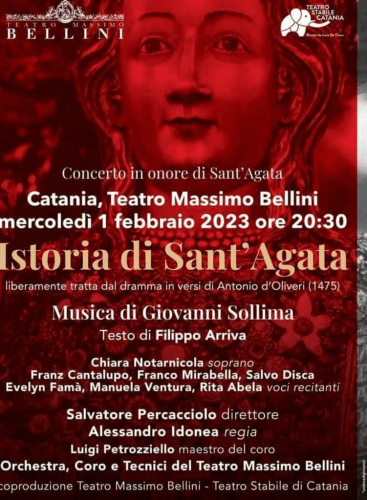 Concerto in onore di Sant'Agata: Istoria di Sant'Agata