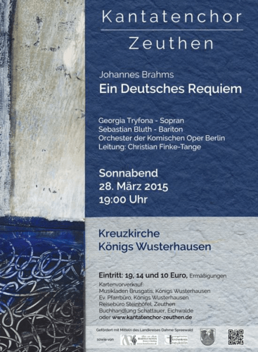 Ein deutsches Requiem- J.Brahms: Ein deutsches Requiem, op. 45 Brahms