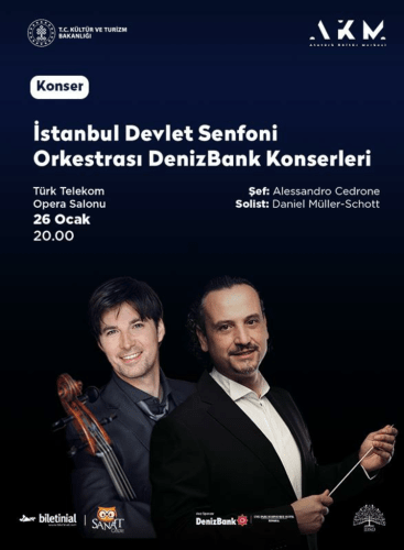 İstanbul Devlet Senfoni Orkestrası: Cello Concerto in B Minor, op. 104 Dvořák (+1 More)