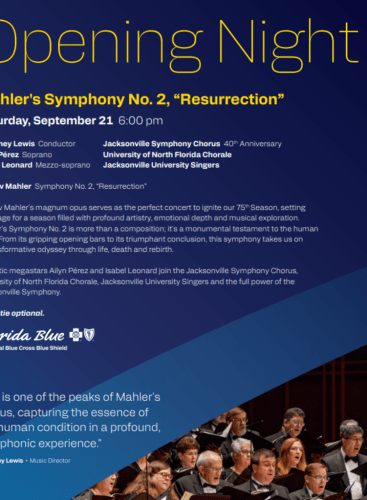 Opening Night: Symphony No. 2 in C Minor, ("Resurrection Symphony") Mahler
