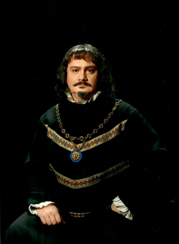 Alfonso (Anders Larsson) in Lucrezia Borgia (Donizetti) at Malmö Opera 2016