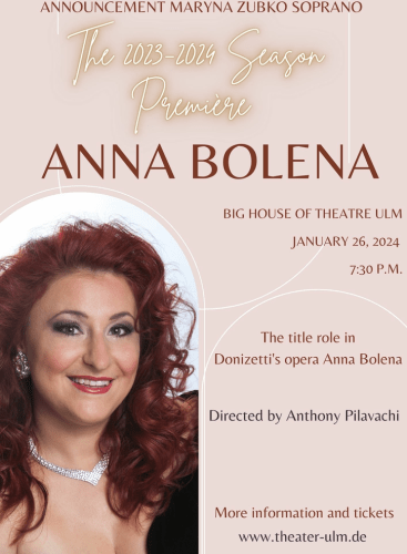 Anna Bolena Premiere Announcement