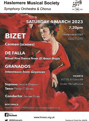HMS orchestral & choral concert: Carmen Bizet