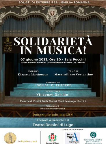 Solidarietà in Musica! - Concerto per L’Emilia – Romagna: Concerto for Strings in G Major, RV 151 Vivaldi (+7 Altro)