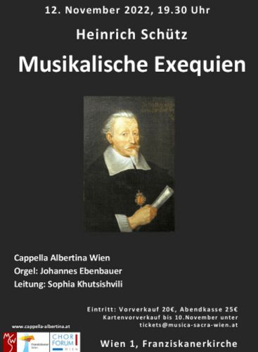 Franziskanerkirche: Schütz - Musikalische Exequien: Fuga sopra il Magnificat, BWV 733 Bach, J. S. (+4 More)