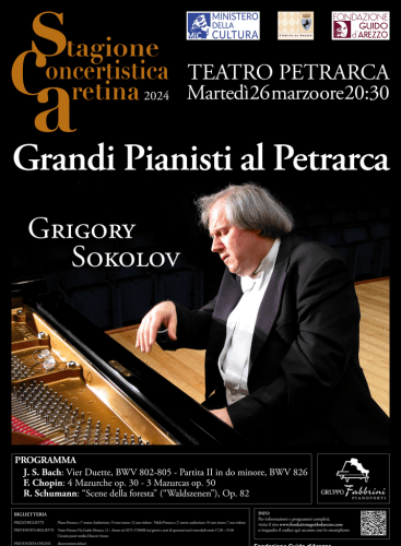 Grandi pianisti al Petrarca con Grigory Sokolov: 4 Duettos, BWV 802-805 Bach, J. S. (+4 More)