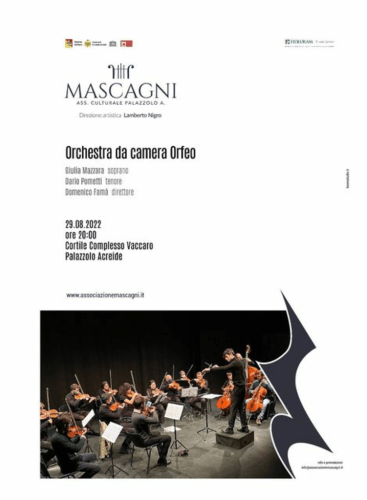 Mascagni - Stagione Concertistica 2022: Lucio Silla Mozart